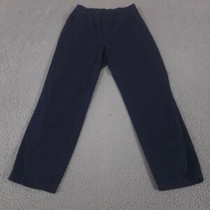 Gap Pants Women S Tall Blue Lightweight Easy Twill Cotton Rayon Tapered Leg